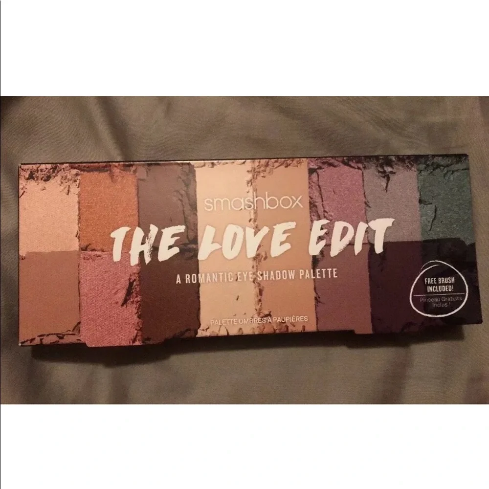 SMASHBOX The Love Edit A Romantic Eye Shadow Palette W/ Brush NIB $58